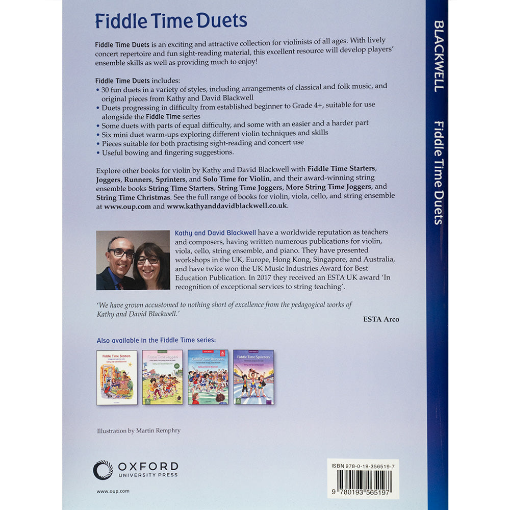 Blackwell, Kathy and David - Fiddle Time Duets for violin