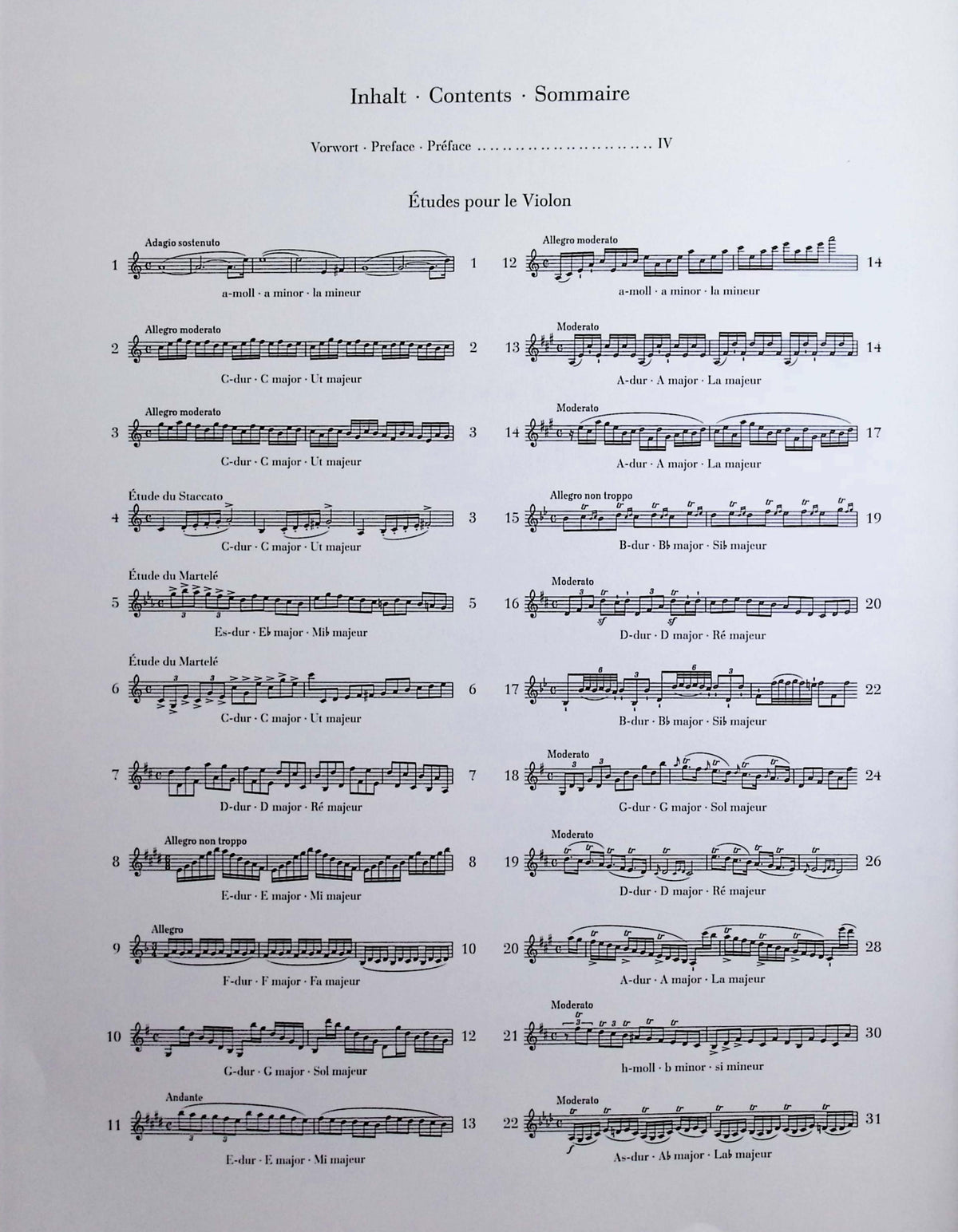 Kreutzer, Rodolphe - 42 Etudes for Violin Solo - Edited by Gertsch - G. Henle Verlag