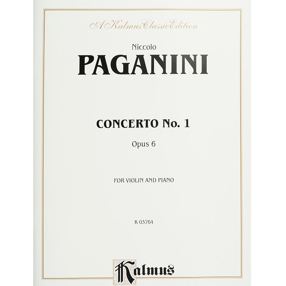 Paganini Violin Concerto No.1 Op. 6 arr. Carl Flesch