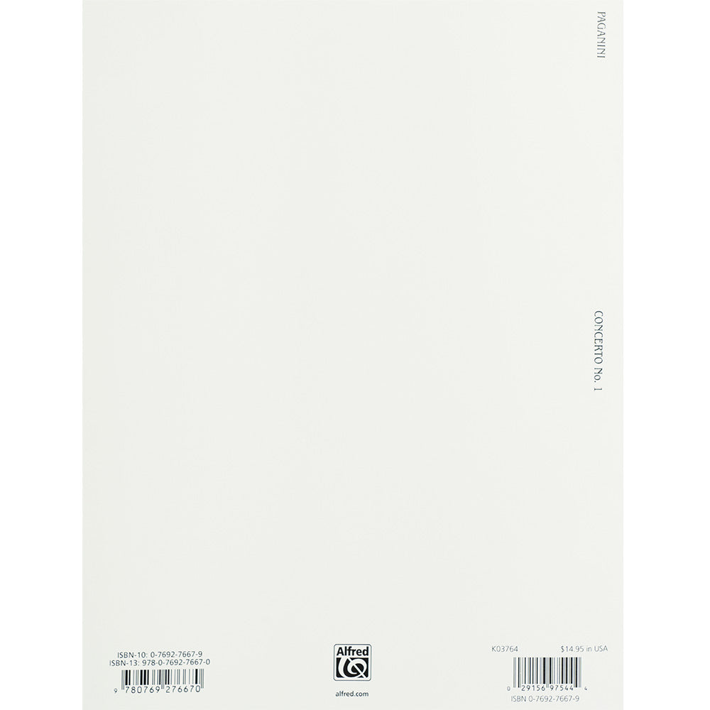 Paganini Violin Concerto No.1 Op. 6 arr. Carl Flesch