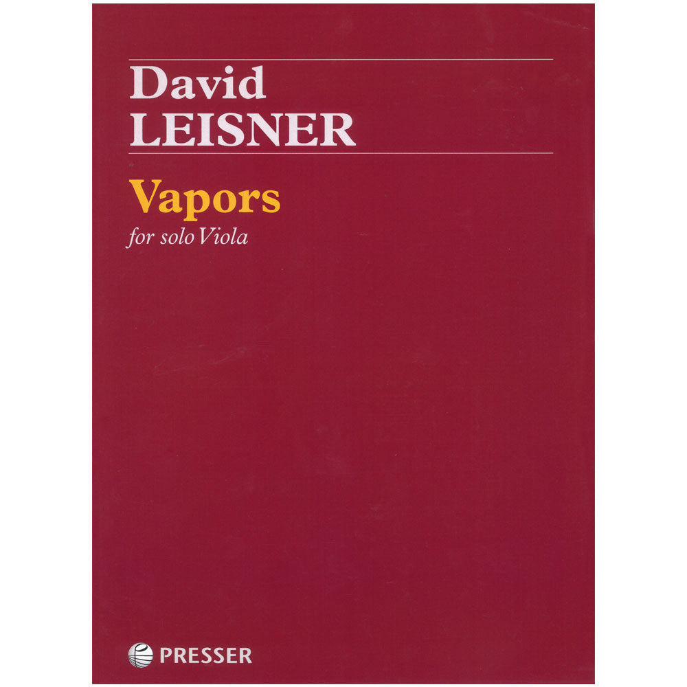 Leisner, David - Vapors - Solo Viola - Presser