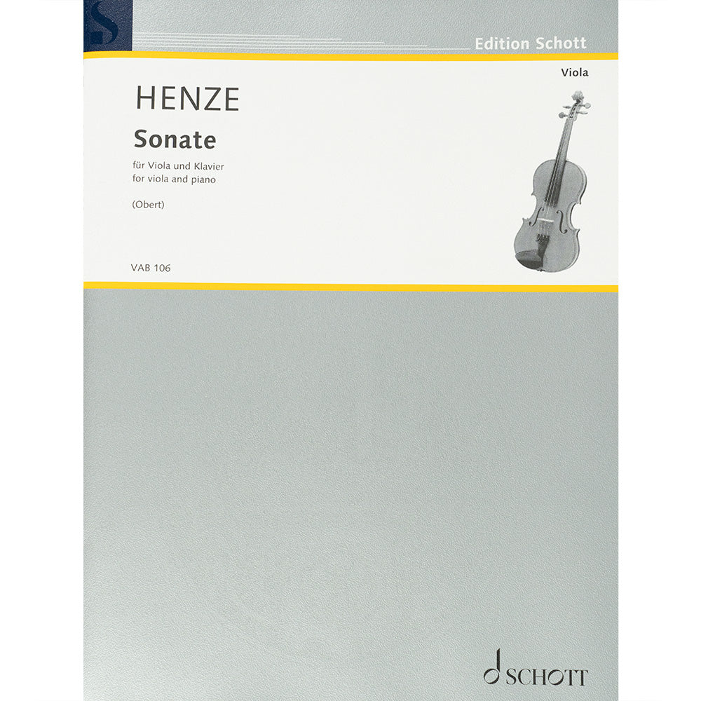 Henze - Sonate Viola and Piano Accompaniment - Simon Obert