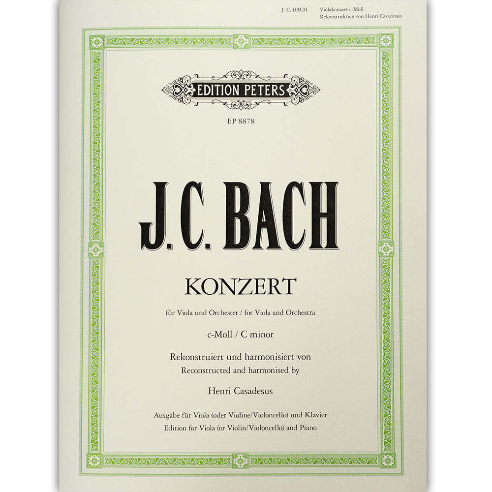 J.C. Bach Concerto in C minor by Casadesus