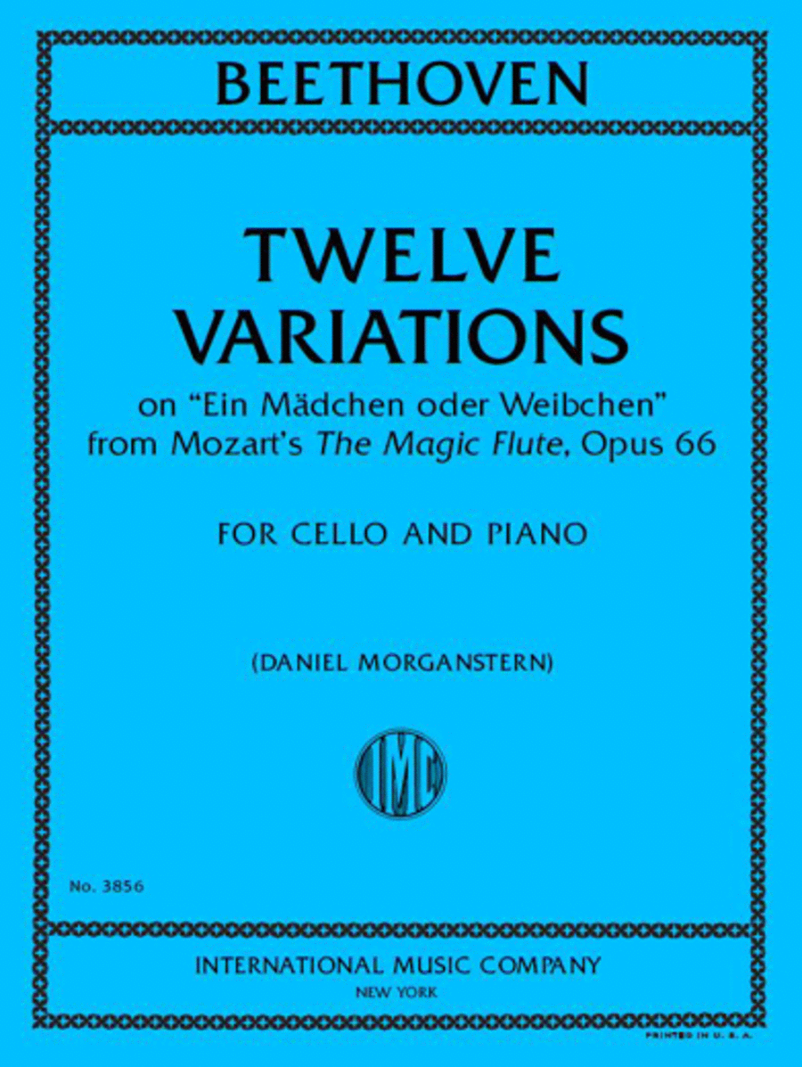 Beethoven, van Ludwig - Twelve Variations on