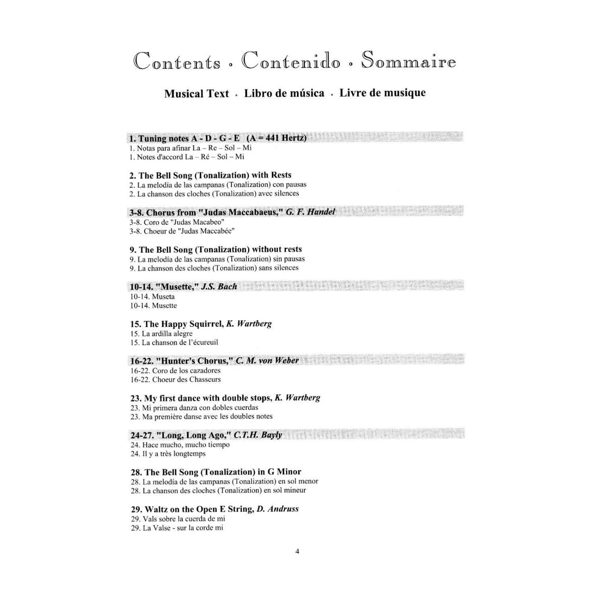 Step by Step Volume 2A CD Only (Mother Tongue Method) Arranged by Kerstin Wartberg For Violin Published by Alfred Music Publishing