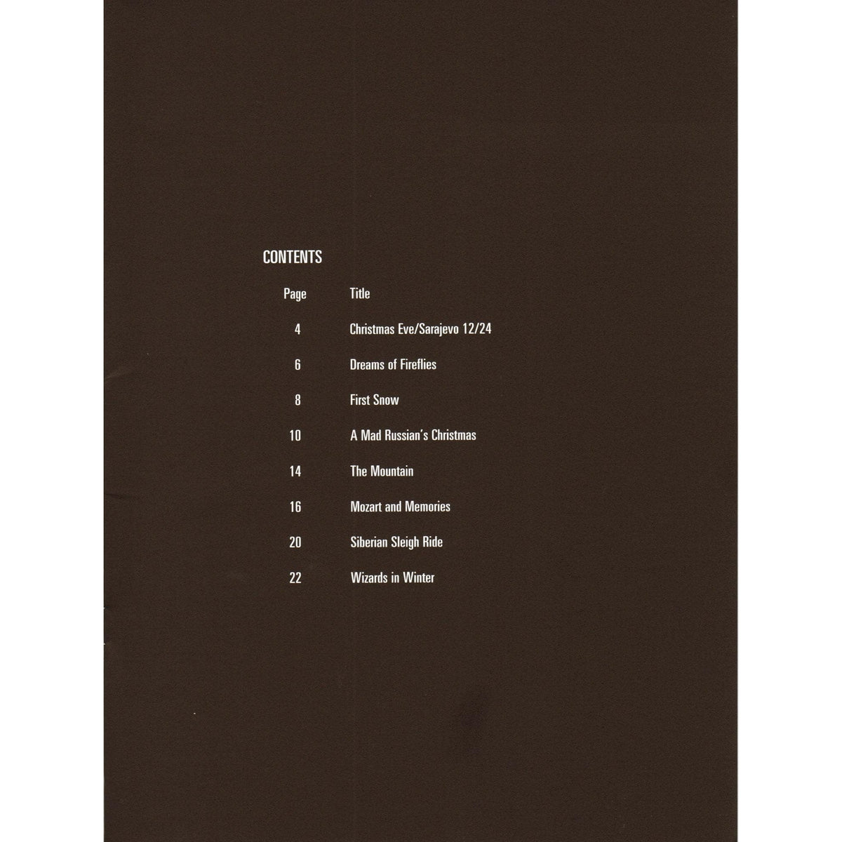 Trans-Siberian Orchestra - Violin Play-Along Vol. 40 - 8 Songs - for Violin with Online Audio Accompaniment - Hal Leonard