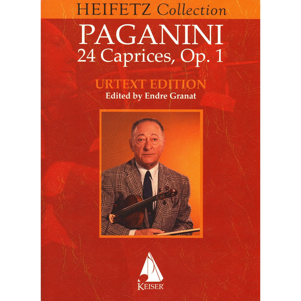 Paganini, Nicolo - 24 Caprices, Op. 1 - URTEXT Edition by Endre Granat - Keiser Publications - Heifetz Collection