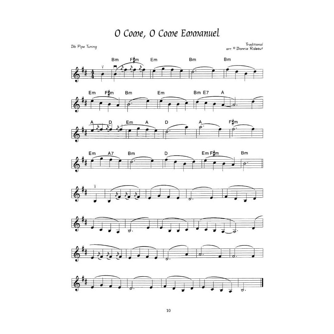 Rideout, Bonnie - A Scottish Christmas For Fiddle Book Published by Mel Bay Publications, Inc