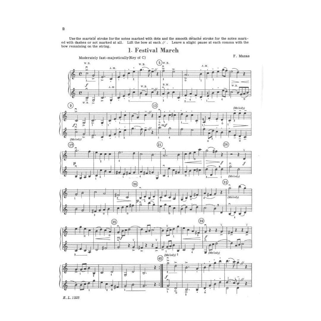 Applebaum, Samuel - Beautiful Music for Two Violins, Volume 3 - Belwin-Mills Publication