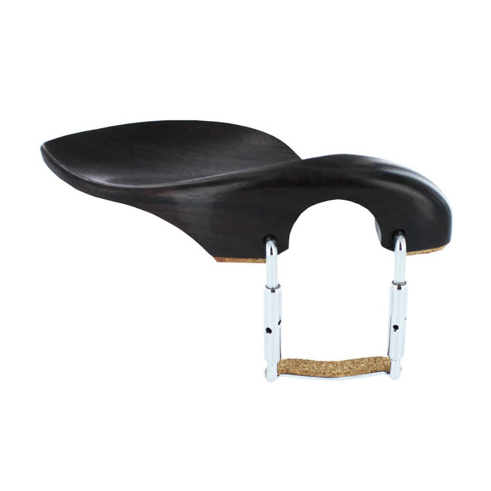 Strad Rosewood Viola Chinrest - Large Plate with Hump