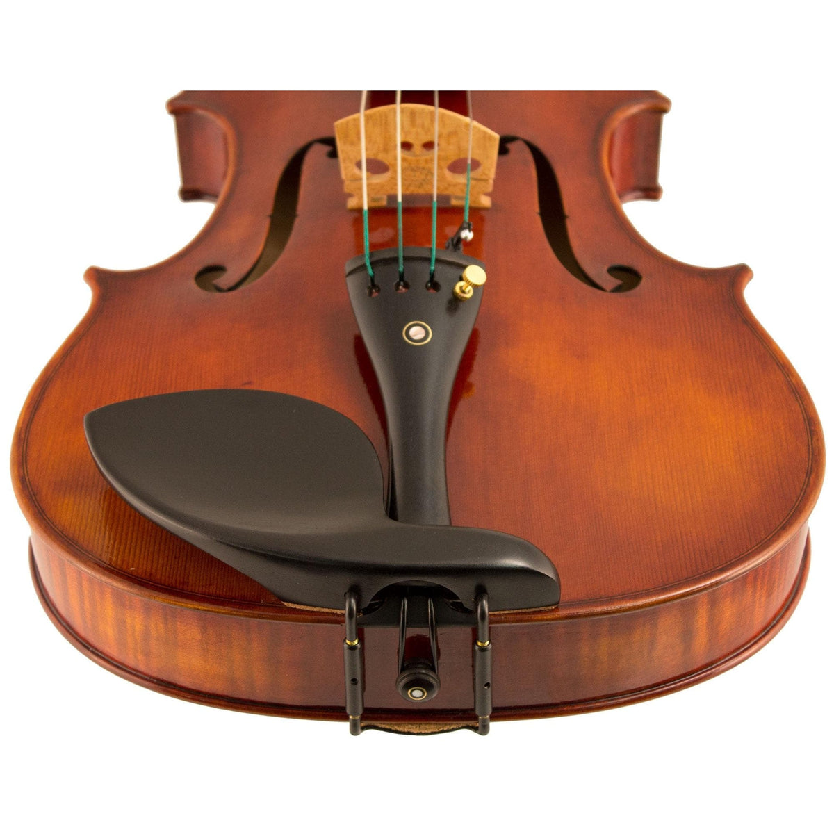 Guarneri Viola Chinrest Ebony w/ Black Clamp