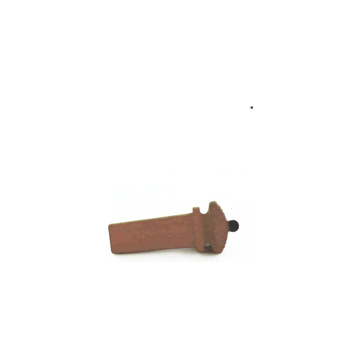 Hill Model Boxwood Viola Endpin with Black Pin Full Size