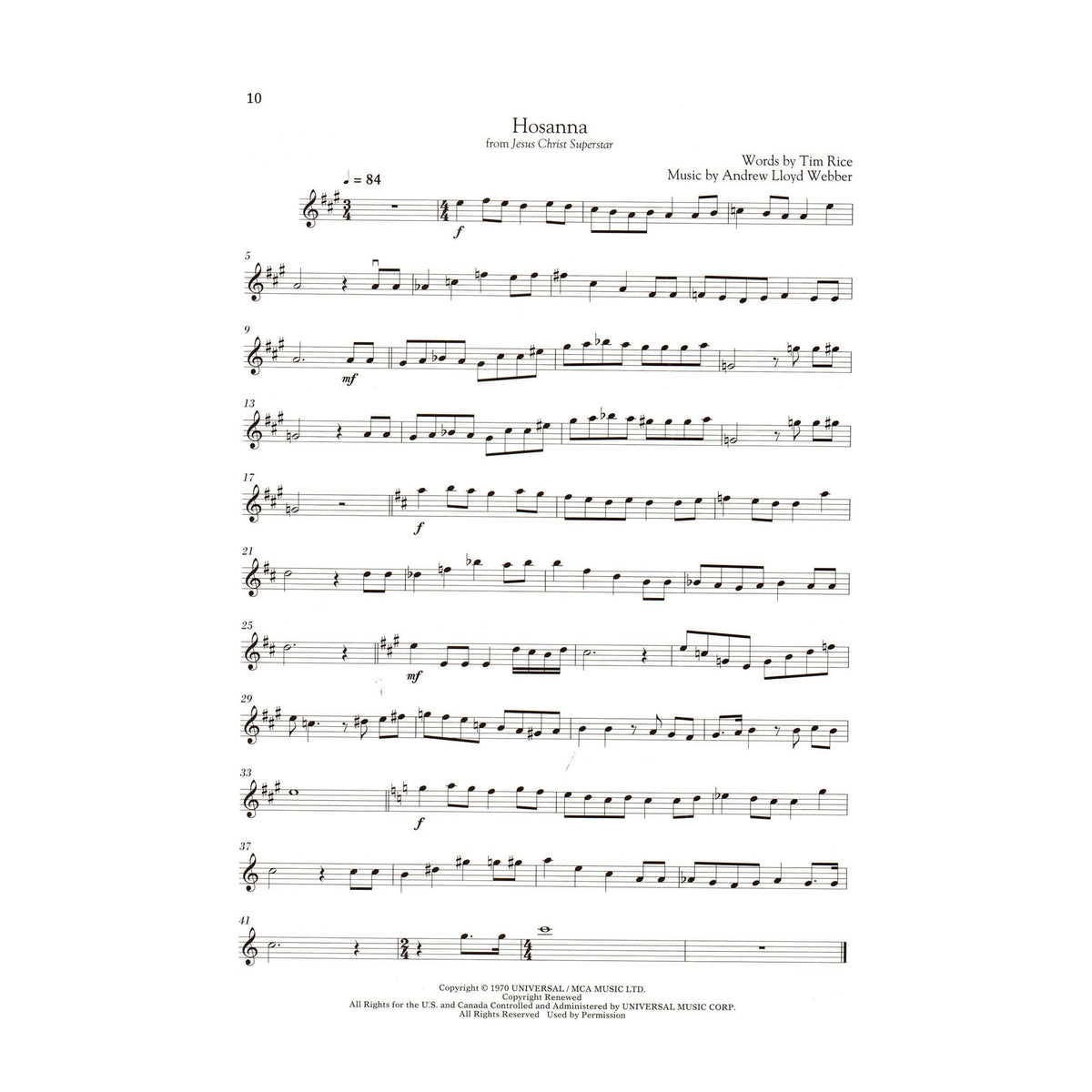 Andrew Lloyd Webber for Classical Players - Violin and Piano - with Online Audio Accompaniment/Sheet Music - Hal Leonard