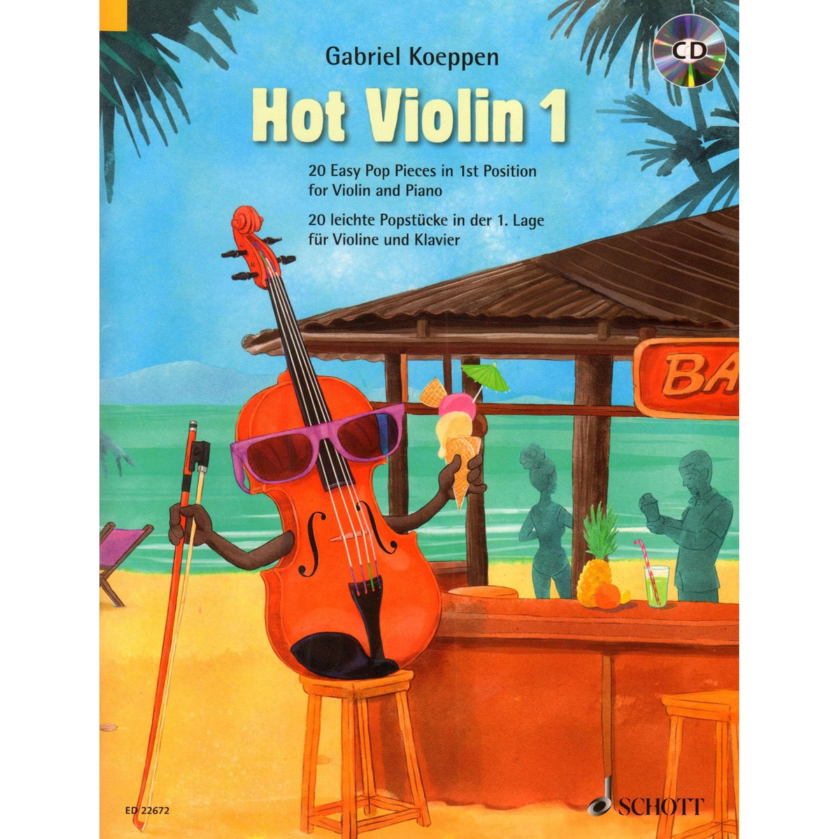 Koeppen, Gabriel - Hot Violin 1 - for Violin and Piano - with CD - Schott