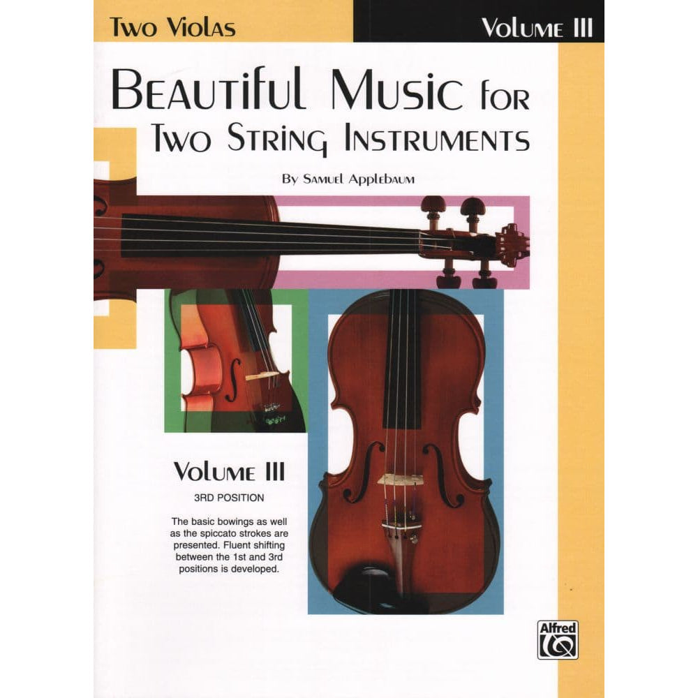 Applebaum, Samuel - Beautiful Music for Two Violas, Volume 3 - Belwin-Mills Publication