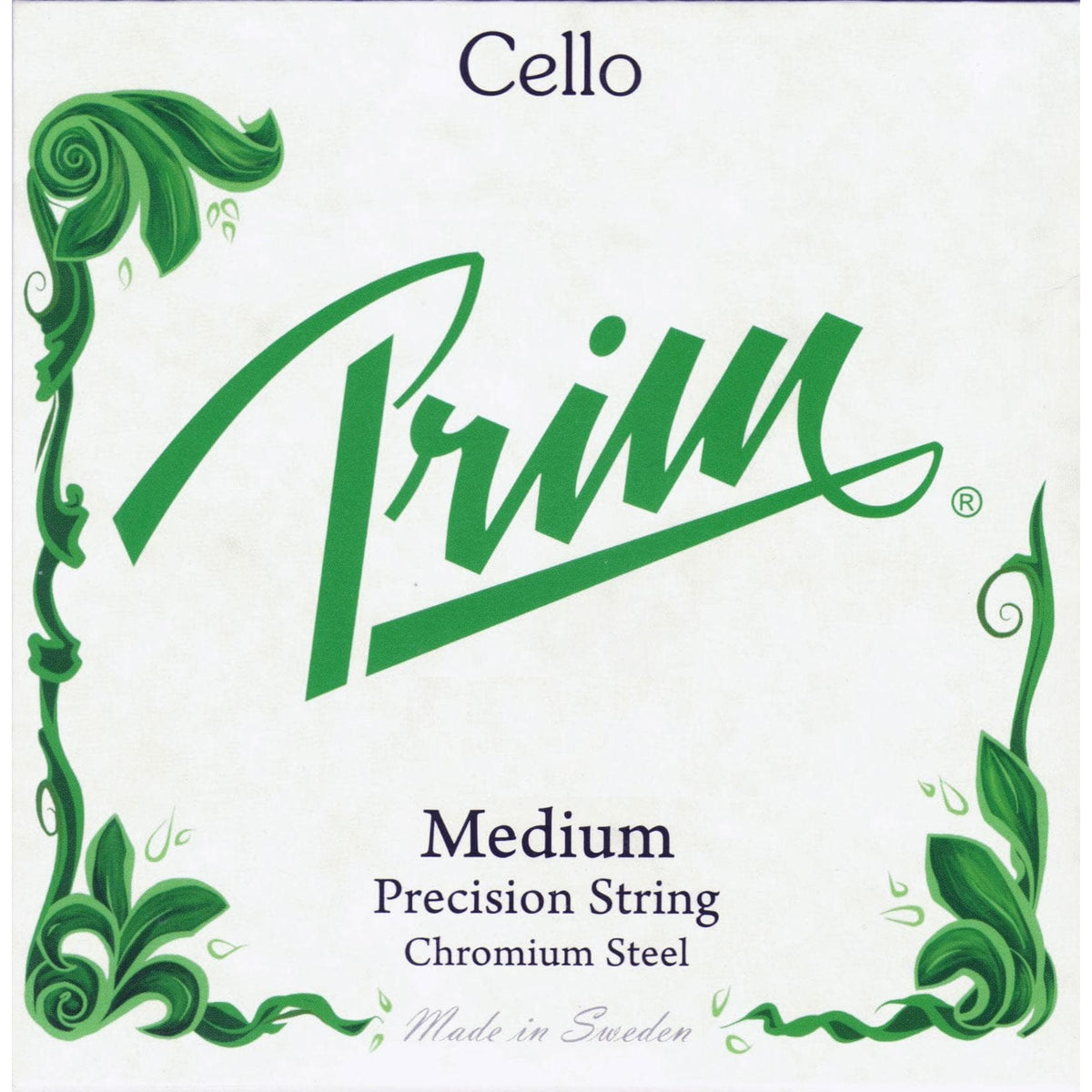 Prim Steel Cello String Set - 4/4 Size - Medium Gauge