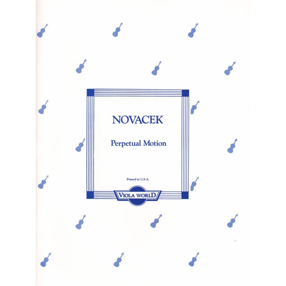 Ottokar Novacek-Perpetual Motion For Viola and Piano Published by Carl Fischer