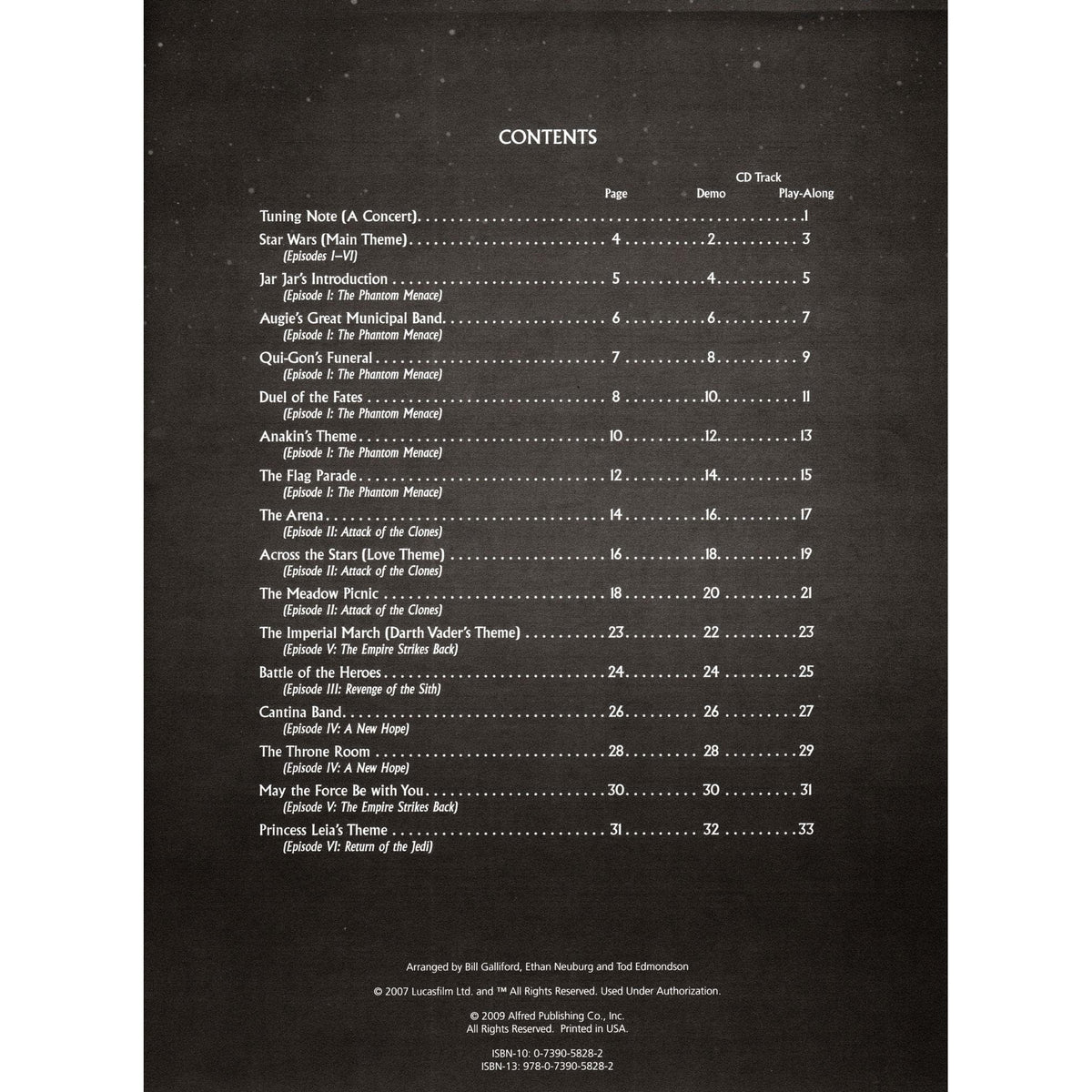 Williams, John - Star Wars, for Viola and Piano Book - Published by Alfred Music
