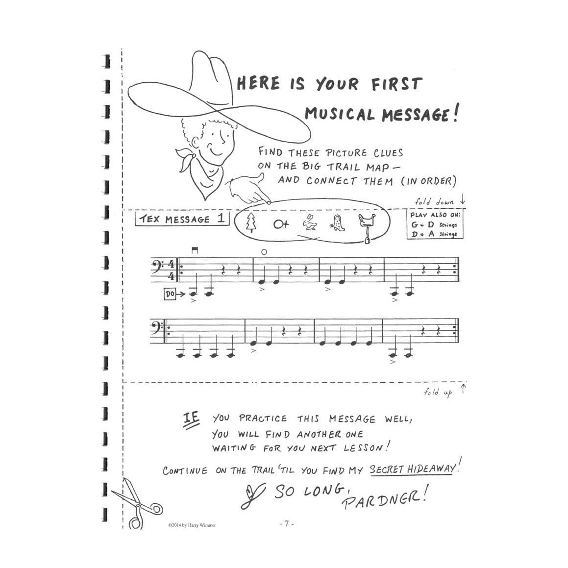 Wimmer, Harry - Adventures in Cello Country - Book 1E: Meet Tex Neek - Illustrated by Shirley Givens - Arioso Press