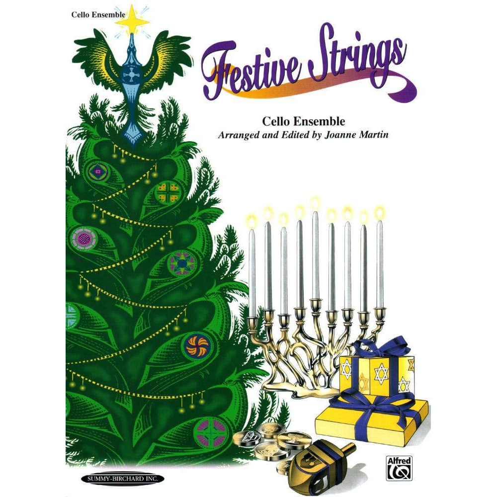 Martin, Joanne - Festive Strings for Cello Ensemble - Four Cellos - Alfred Music Publishing