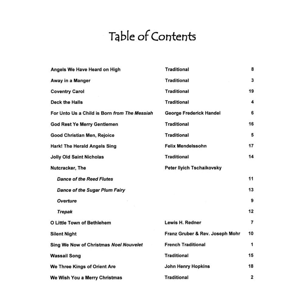 Music for Two Cellos, Traditional Christmas Music Published by Last Resort Music