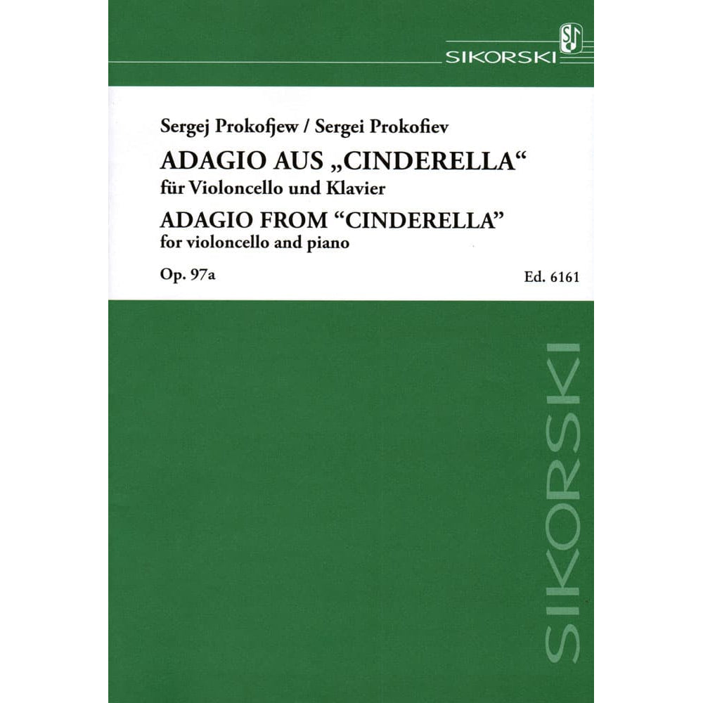 Prokofiev, Sergei - Adagio from Cinderella - for Cello and Piano - Sikorski