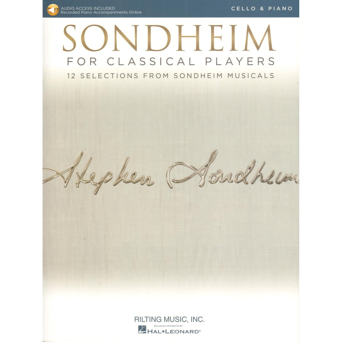 Sondheim for Classical Players - Cello and Piano - with Online Audio Accompaniment/Sheet Music - Hal Leonard