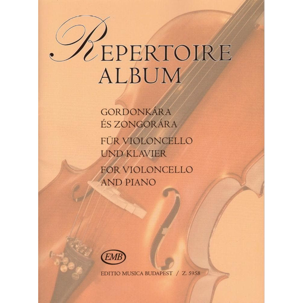 Repertoire Album - Cello and Piano - edited by Autal Friss - Editio Musica Budapest