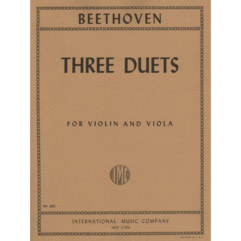 Beethoven's Three Duets Woo 27 for Violin and Viola