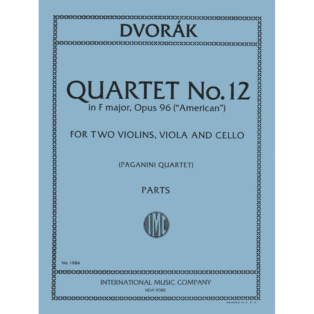 Dvorák, Antonín - String Quartet No 12 in F Major, Op 96 (