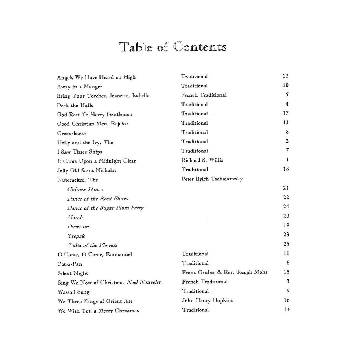 Music for Four: Traditional Christmas Favorites - Part 2 (Violin/Oboe/Flute) - arranged by Daniel Kelley - Last Resort Music