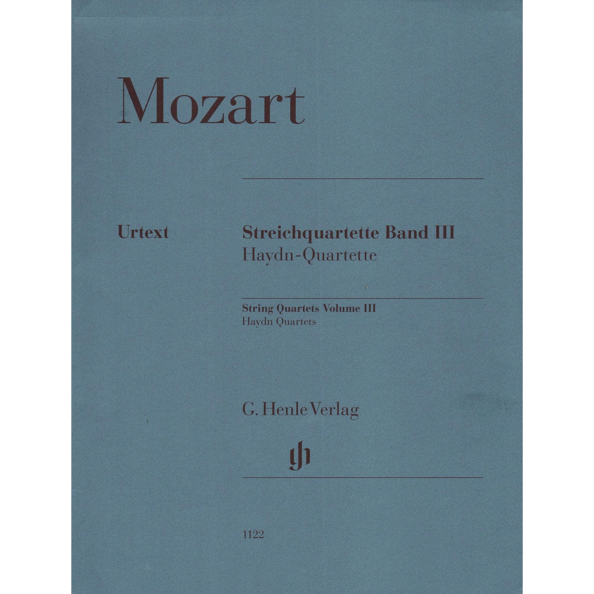 Mozart, W.A. - String Quartets, Volume III: Haydn Quartets - for String Quartet - G. Henle Verlag URTEXT