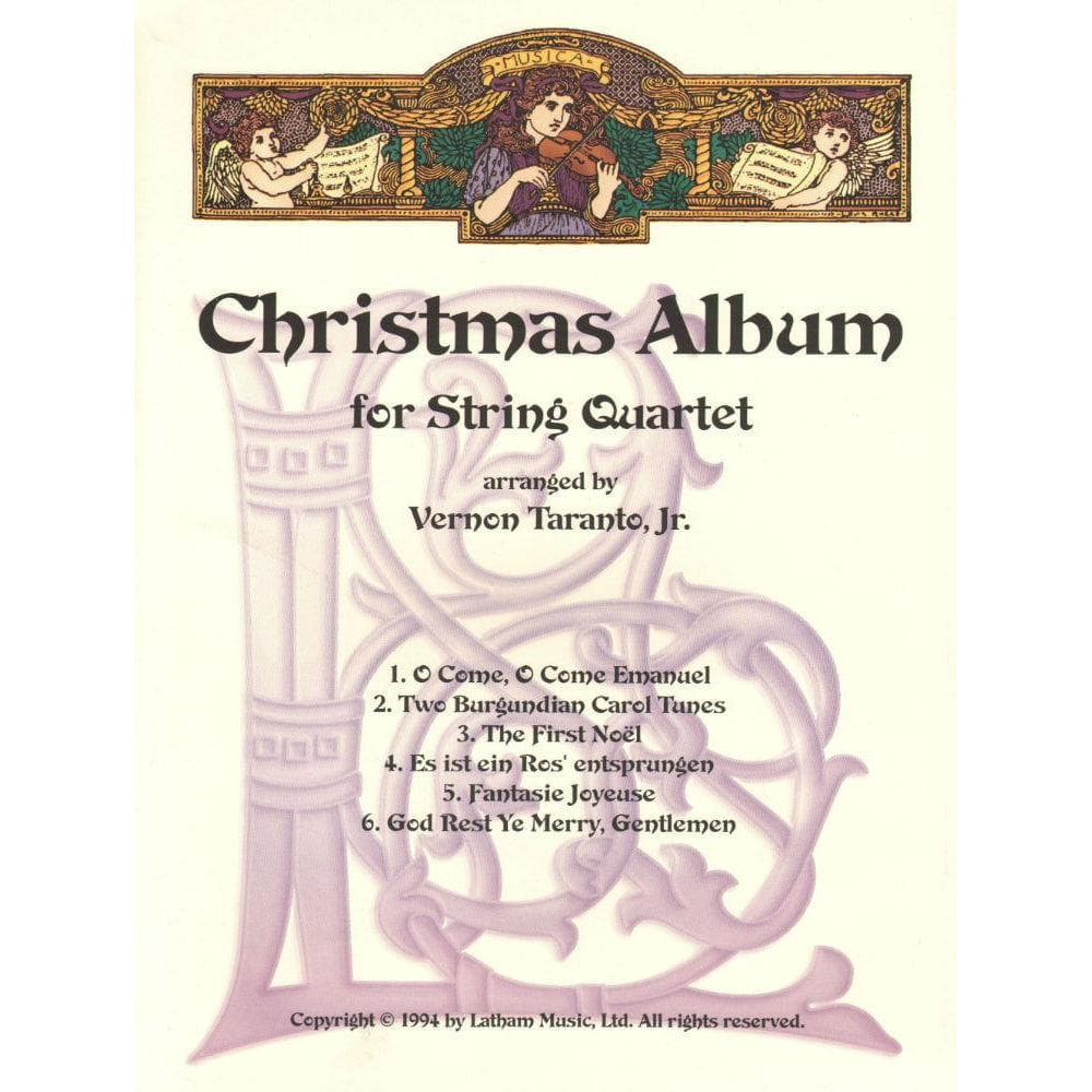 Christmas Album for String Quartet - Set of Parts - arranged by Vernon Taranto - Latham Music