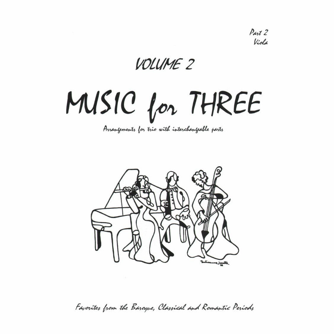 Music for Three Volume 2 Part 2 Viola Published by Last Resort Music