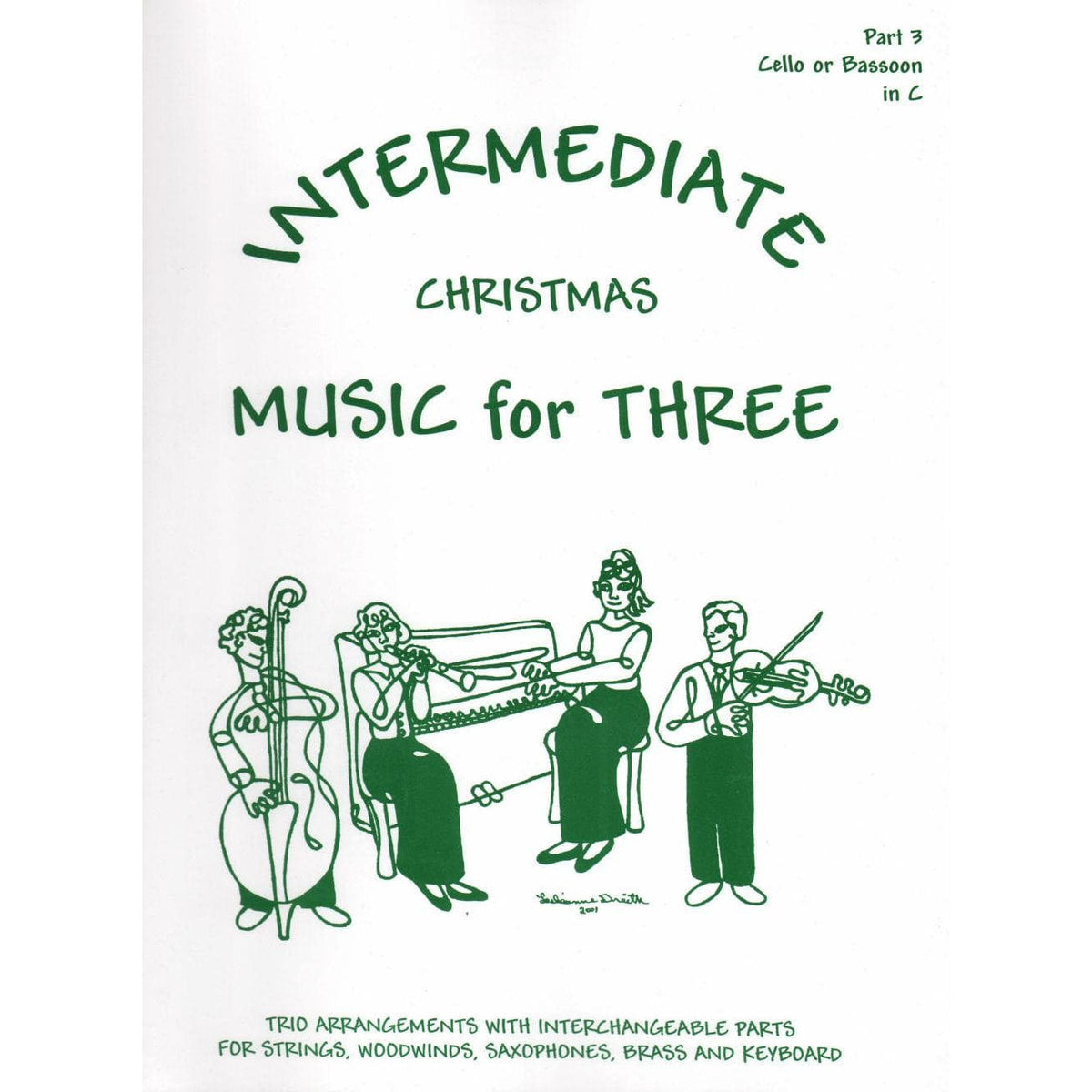 Music for Three, Christmas Part 3 for Cello or Bassoon Published by Last Resort Music