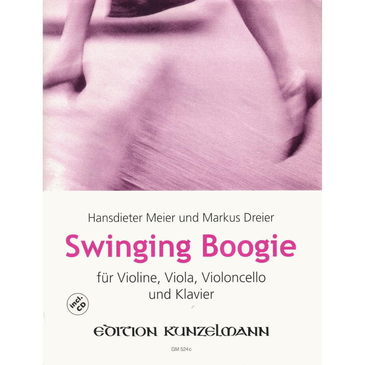 Meier/Dreier - Swinging Boogie, for Violin, Viola, Cello, and Piano Includes CD Piano score and parts Published by Edition Kunzelmann