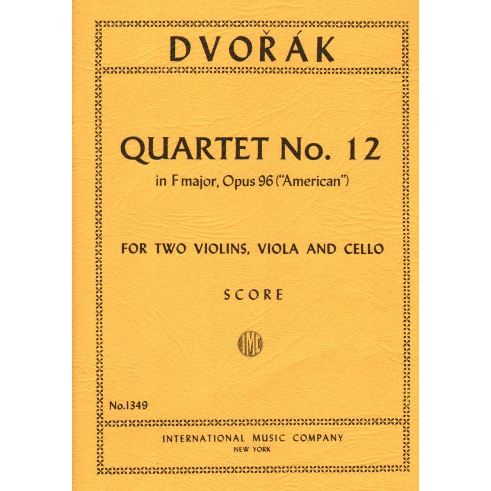 Dvorák, Antonín - String Quartet No 12 in F Major, Op 96 (