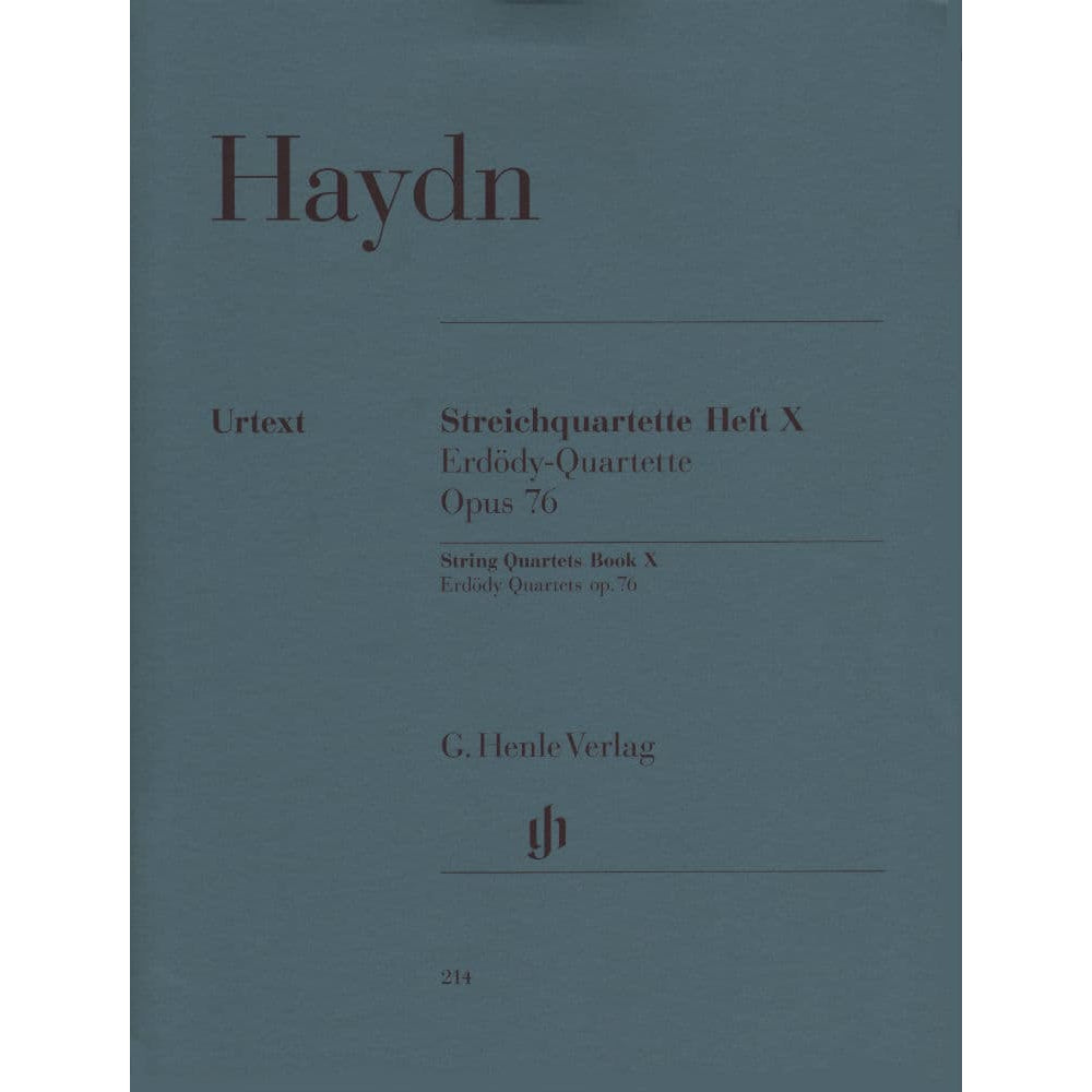 Haydn, Franz Joseph - String Quartets, Volume 10: Op 76 - edited by Horst Walter - G Henle Verlag URTEXT