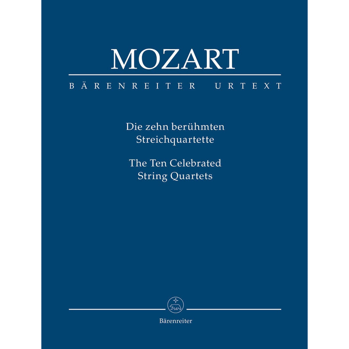 Mozart - Ten Celebrated String Quartets - Barenreiter URTEXT - Study Score Only