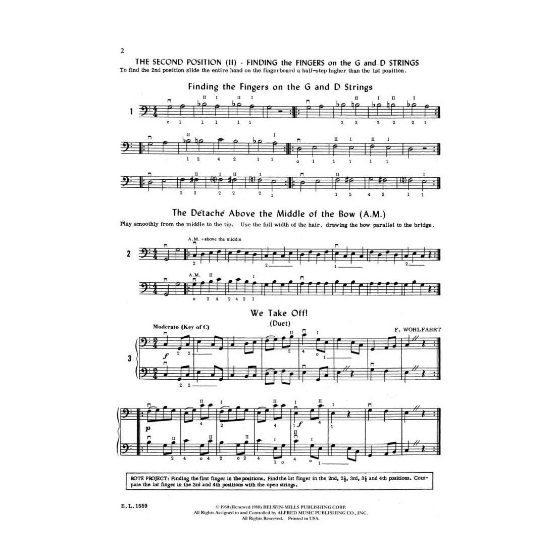 Applebaum, Samuel - String Builder - Book 3 for Double Bass - Belwin/Mills Publication