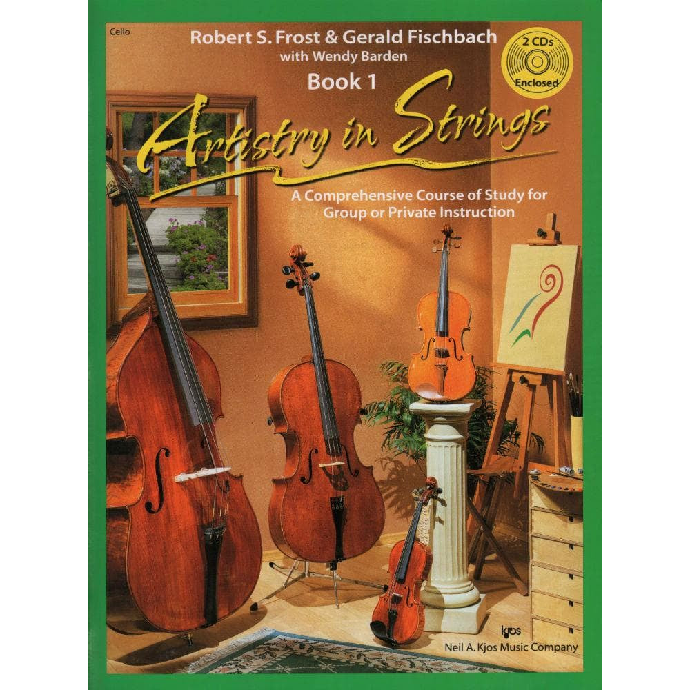 Frost/Fischbach/Barden - Artistry in Strings, Book 1 - Cello - Book/CD set - Neil A Kjos Music Co