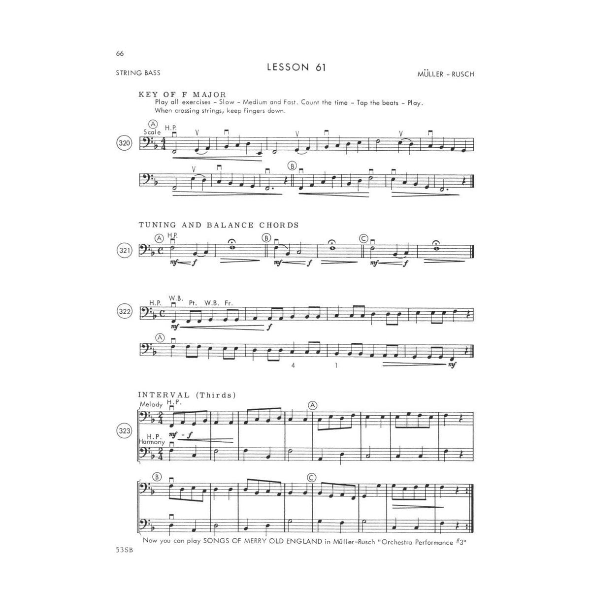 Müller/Rusch - String Method, Book 3 - Bass - Kjos Music Co