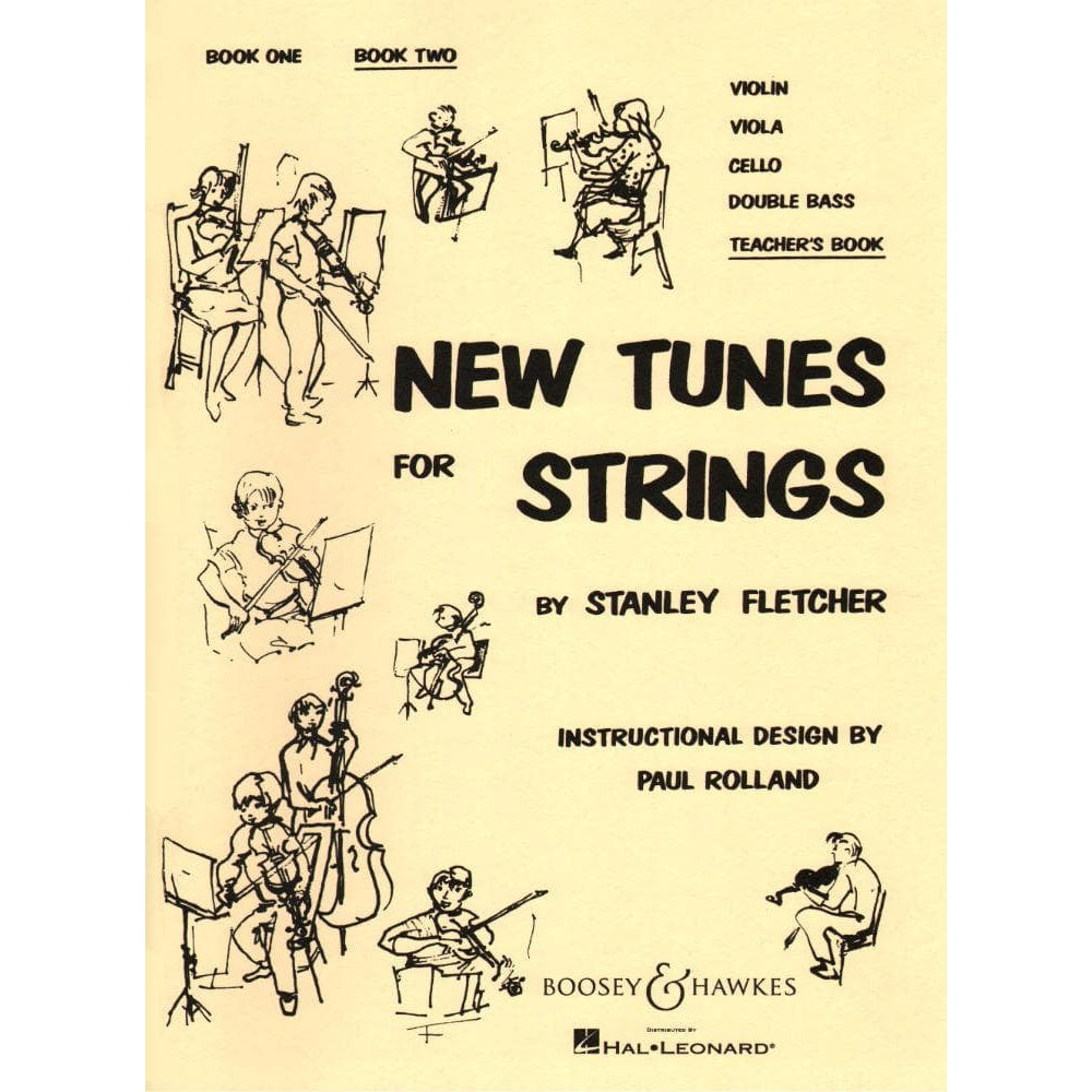Fletcher, Stanley - New Tunes For Strings, Book 2 - Teacher - Boosey & Hawkes Edition