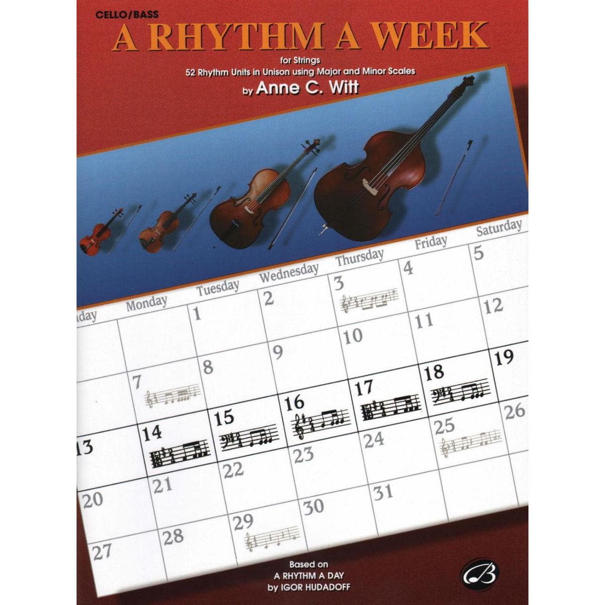 Witt - A Rhythm a Week, for Cello / Bass Published by Alfred Music