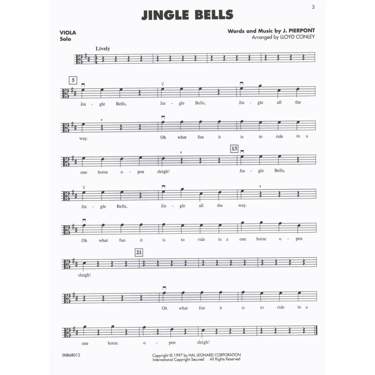Christmas Favorites for Strings Book for Viola