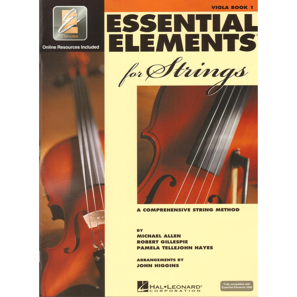 Essential Elements Interactive (formerly 2000) for Strings - Viola Book 1 - by Allen/Gillespie/Hayes - Hal Leonard Publication