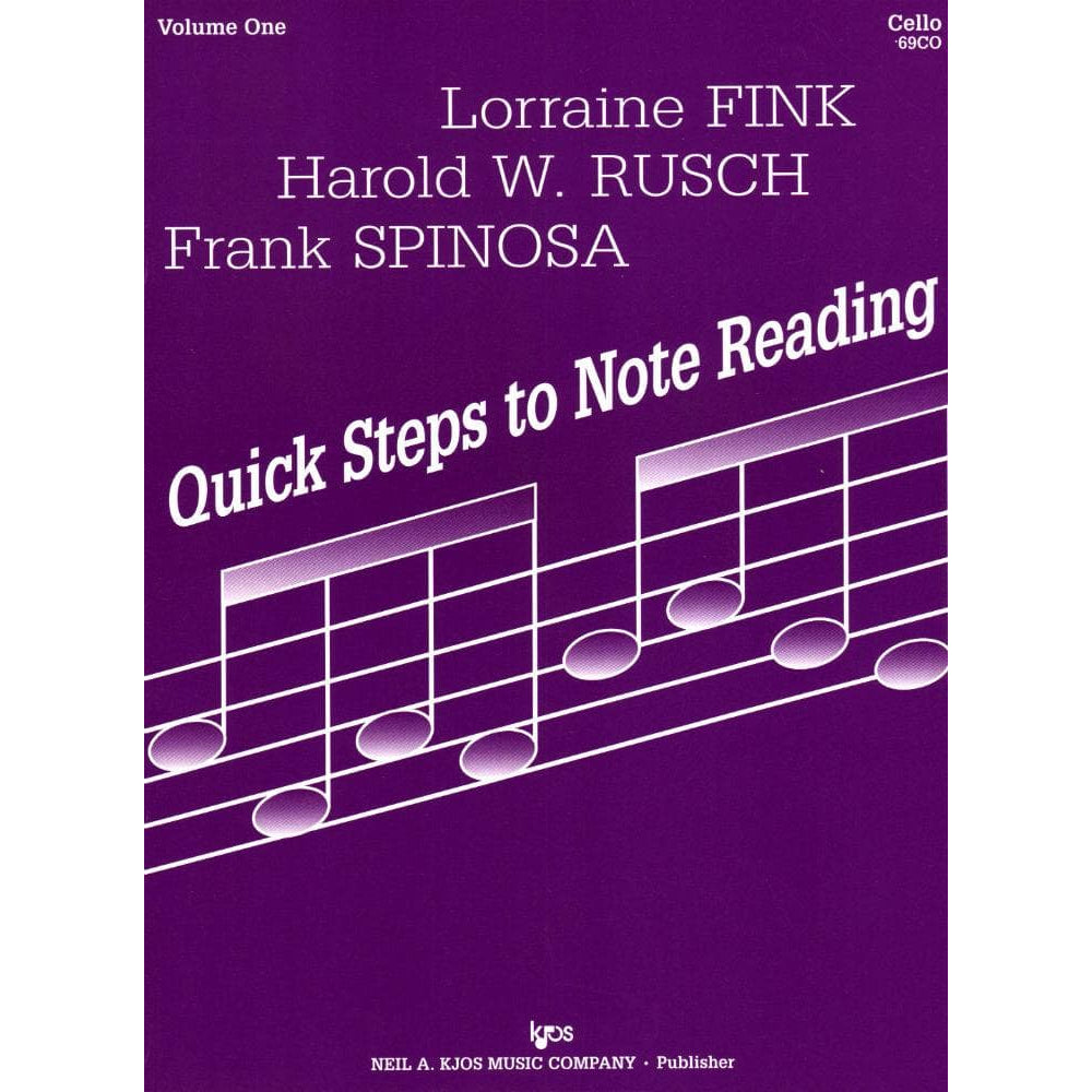 Fink/Müller/Rusch - Quick Steps to Note Reading, Book 1 - Cello - Neil A Kjos Music Co