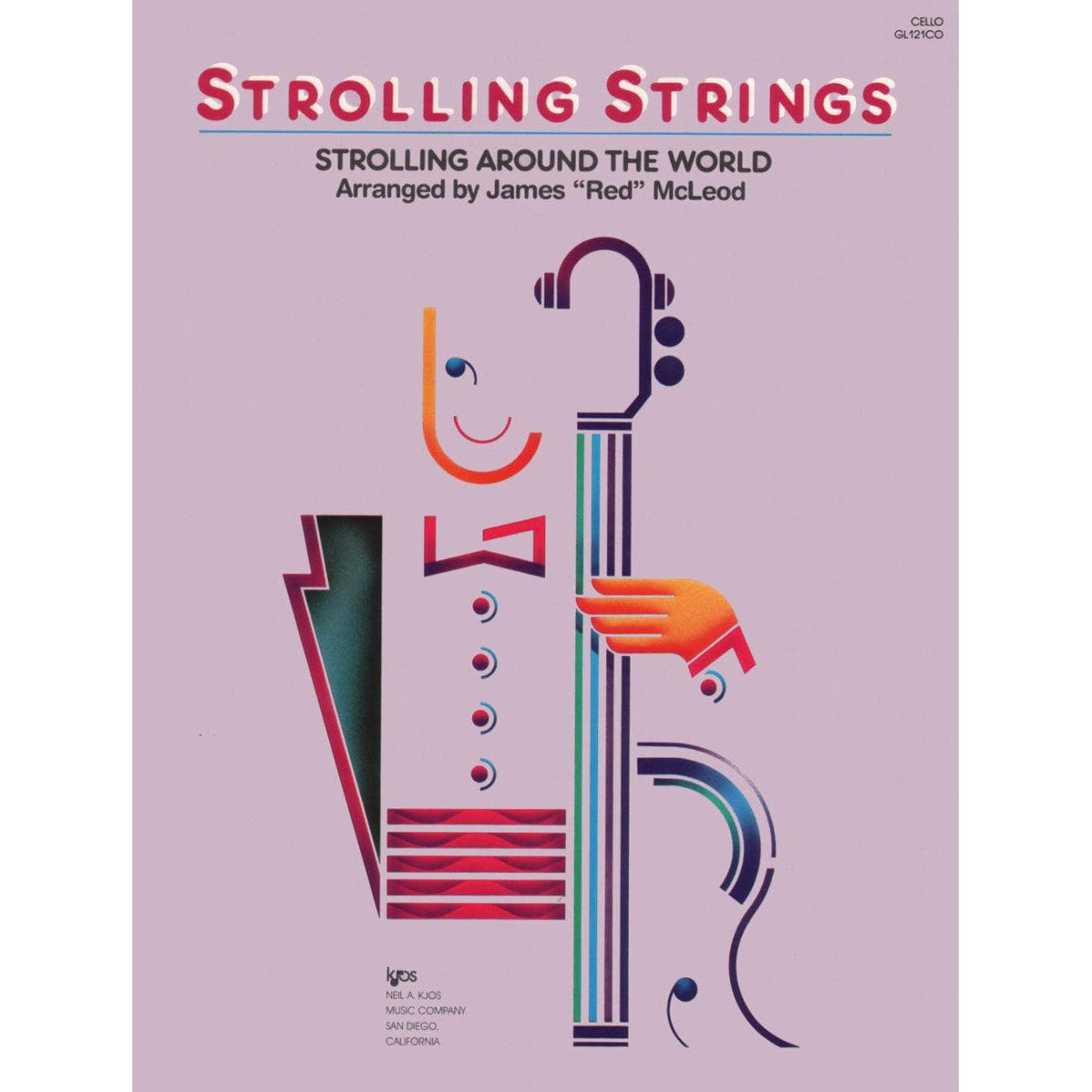 Strolling Strings: Strolling Around the World - Cello part - arranged by James