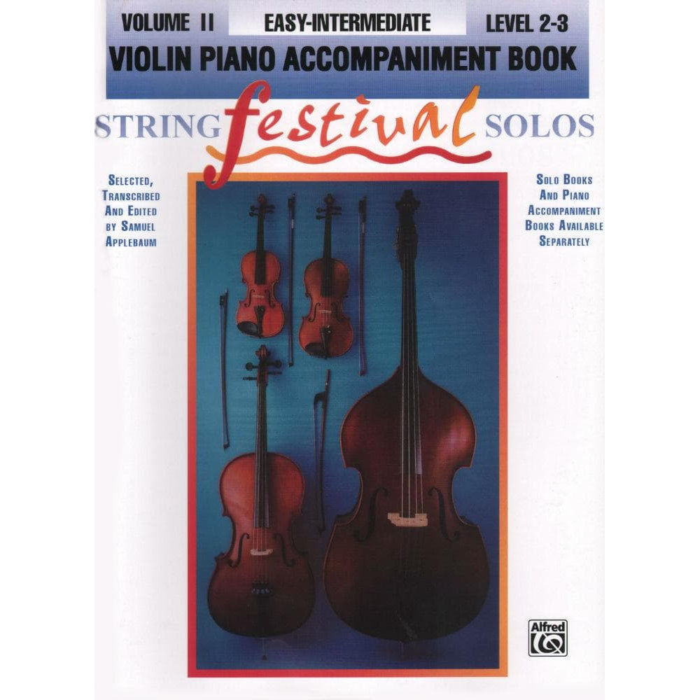 Applebaum, Samuel - String Festival Solos - Volume 2 Piano Accompaniment for Violin - Belwin/Mills Publication