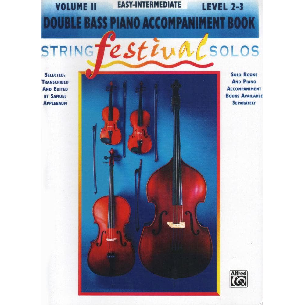 Applebaum, Samuel - String Festival Solos - Volume 2 Piano Accompaniment for Double Bass - Belwin/Mills Publication